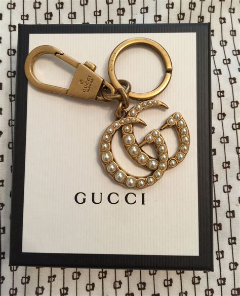 gucci car key ring|authentic Gucci keychains.